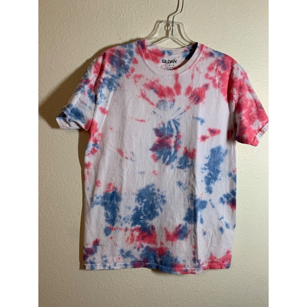 Gildan Adult Tie Dye Short Sleeve T-Shirt Size Medium AC10